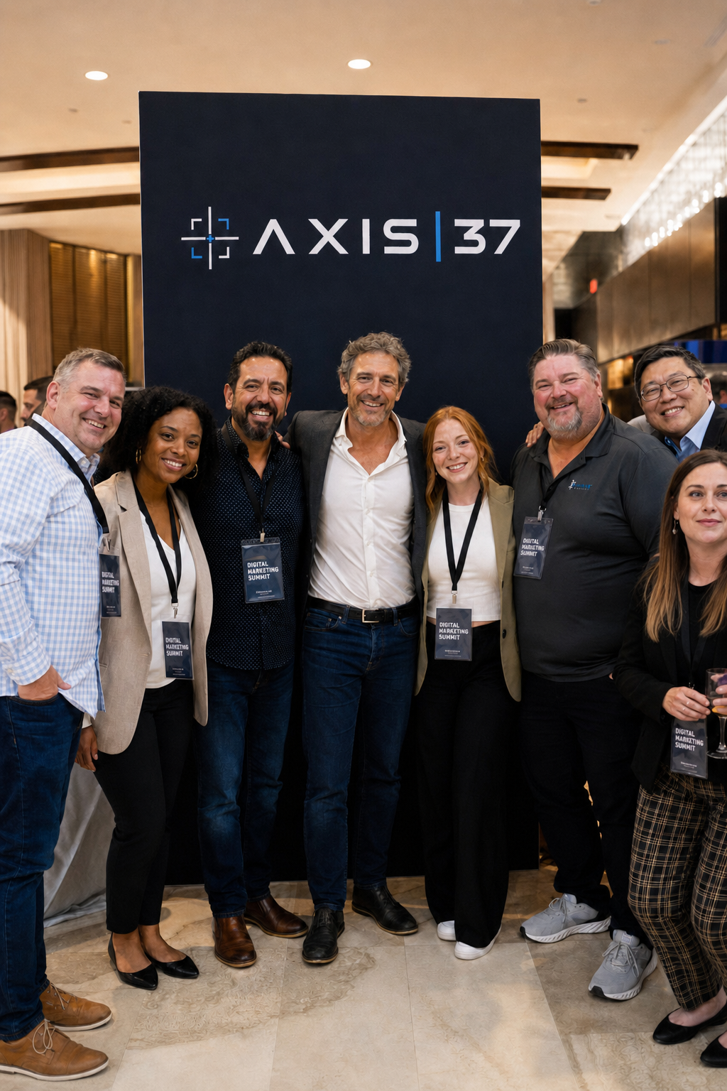 The Axis37 team at the Digital Marketing Summit